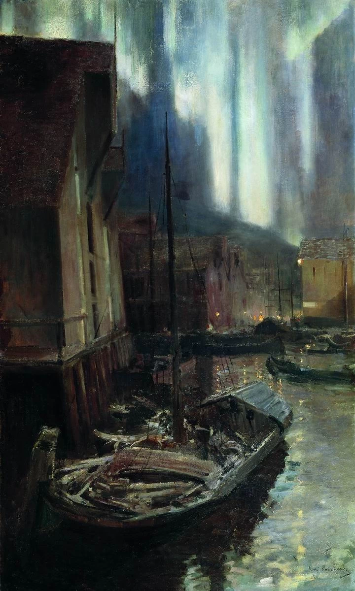 Konstantin Korovin - Hammerfest. Luci del Nord